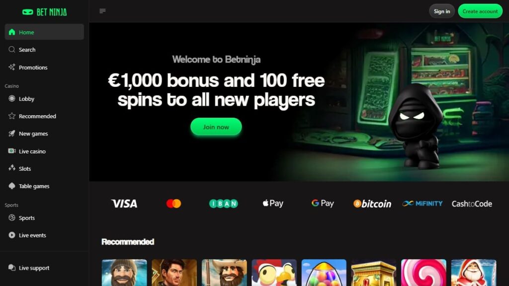 betninja homepage no cruks bookmaker